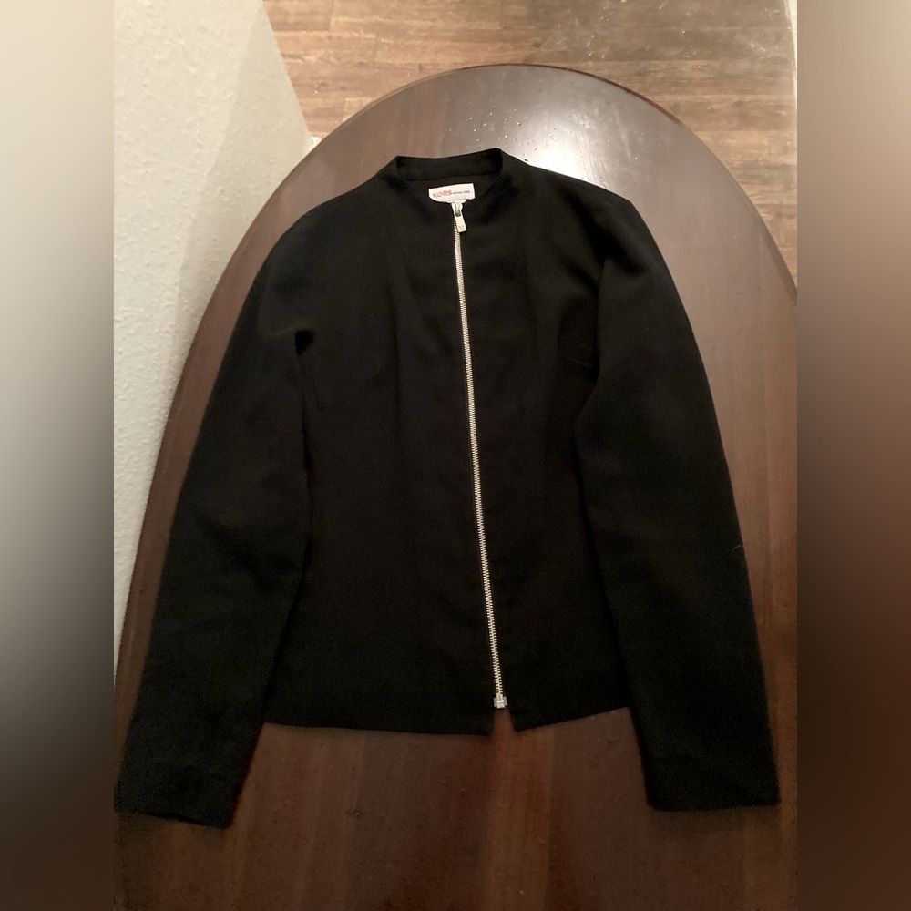 KORS Michael Kors Blazer Long Sleeve Zip Up Jacket Top Women’s Size 6 Medium M/S
